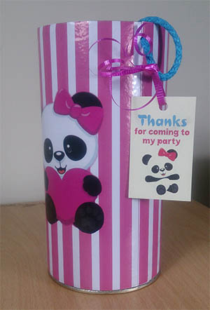 Empaque Tubular decorado